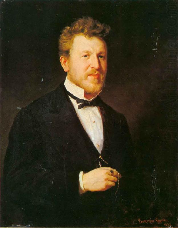 Portrait of odon Eder, Gyula Benczur